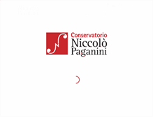 Tablet Screenshot of conservatoriopaganini.org